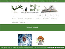 Tablet Screenshot of les-livres-du-bien-etre.com